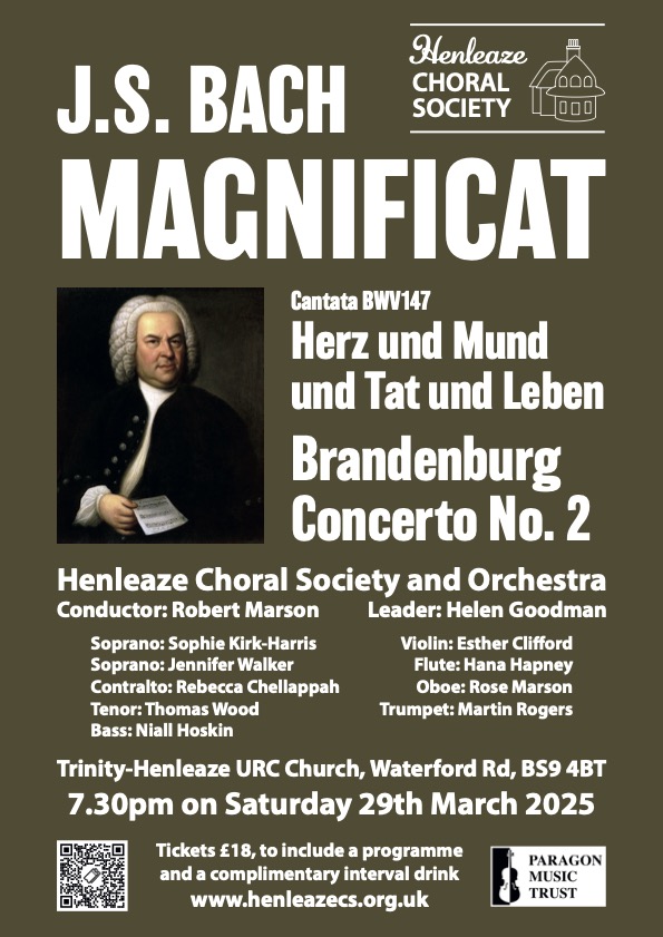 HCS concert poster 29th March 2025